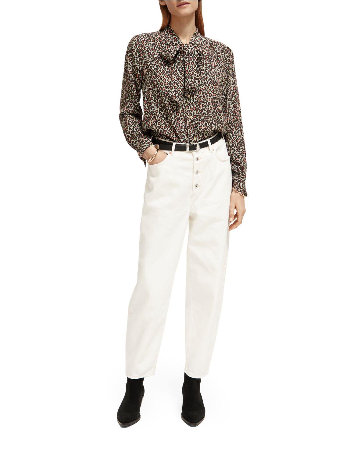 Scotch Soda Shirt With Tie Neck Brave scotch-soda-shirt-with-tie-neck-brave
