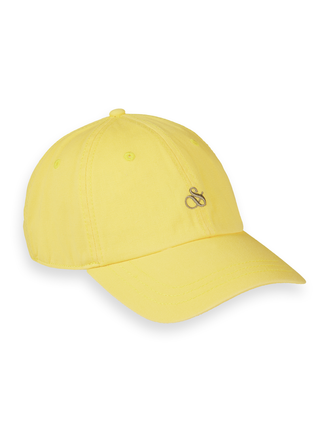 Scotch & Soda Twill logo cap-Sunshine - Brave