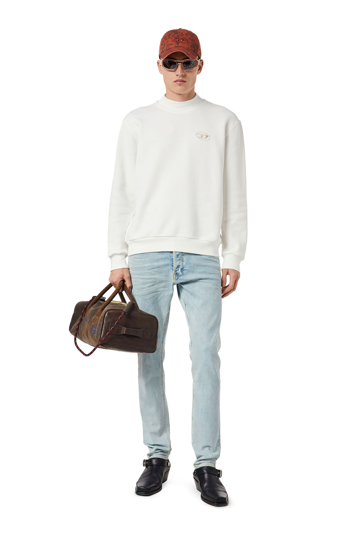 Diesel D-LUSTER Blue Wash Jean - Image 2