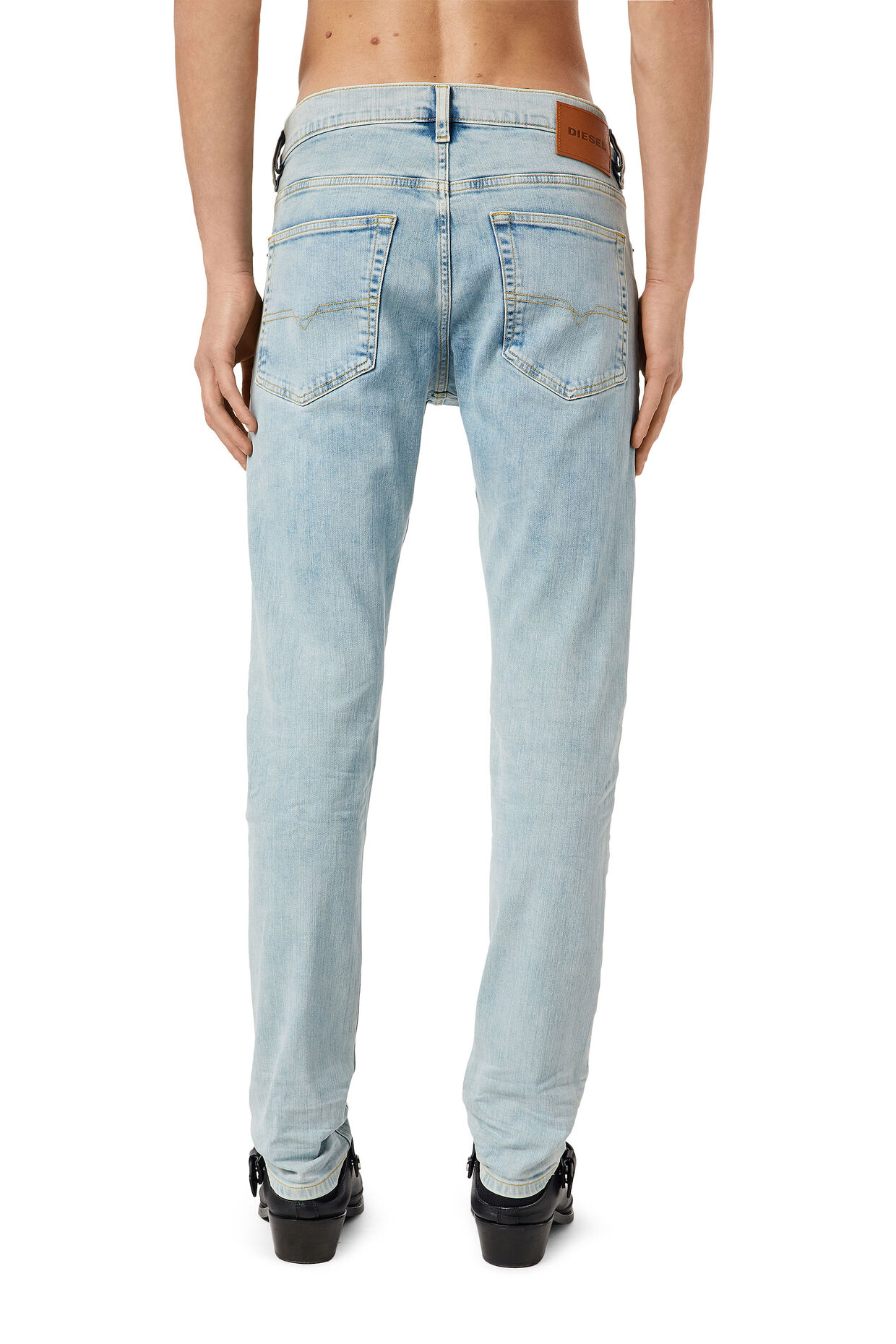 Diesel D-LUSTER Blue Wash Jean - Image 3
