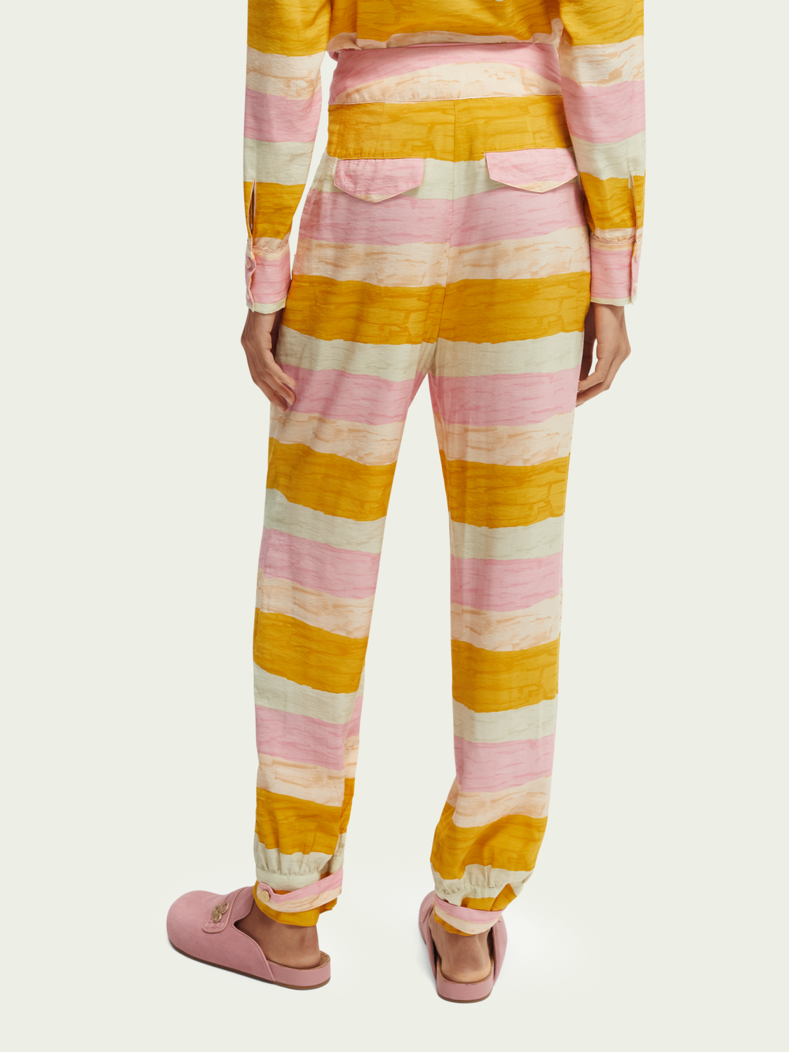 Scotch & Soda Bold striped high-rise pants - Image 2