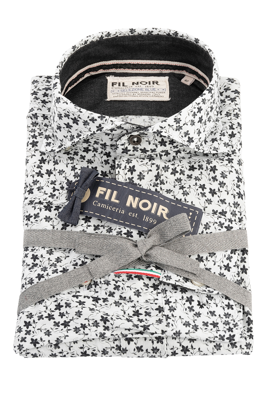 Fil Noir Giuseppe Shirt Off White - Image 5
