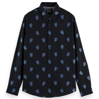 Scotch & Soda Fil coupe long-sleeved slim fit shirt