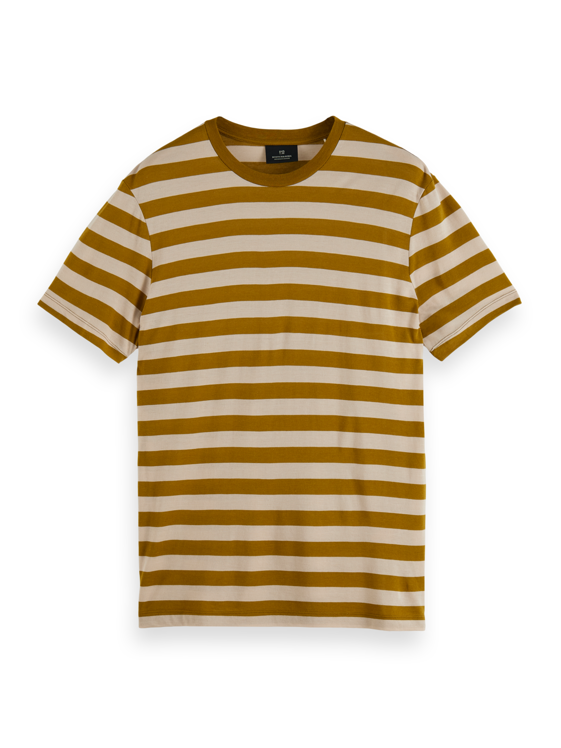 Scotch & Soda Classic striped cotton-jersey crewneck tee - Image 5