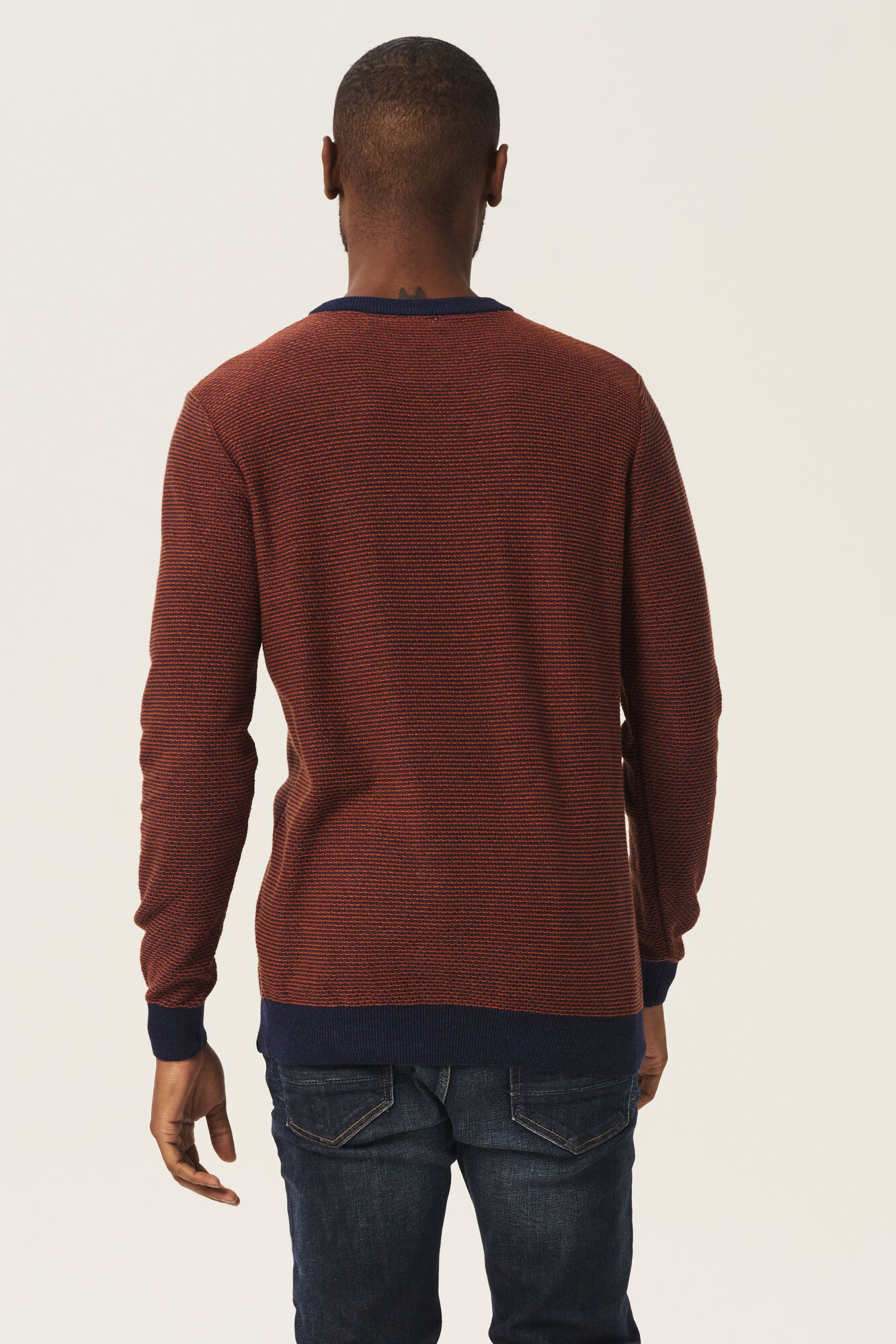 Garcia U21240_men`s pullover-cinnamon - Image 5