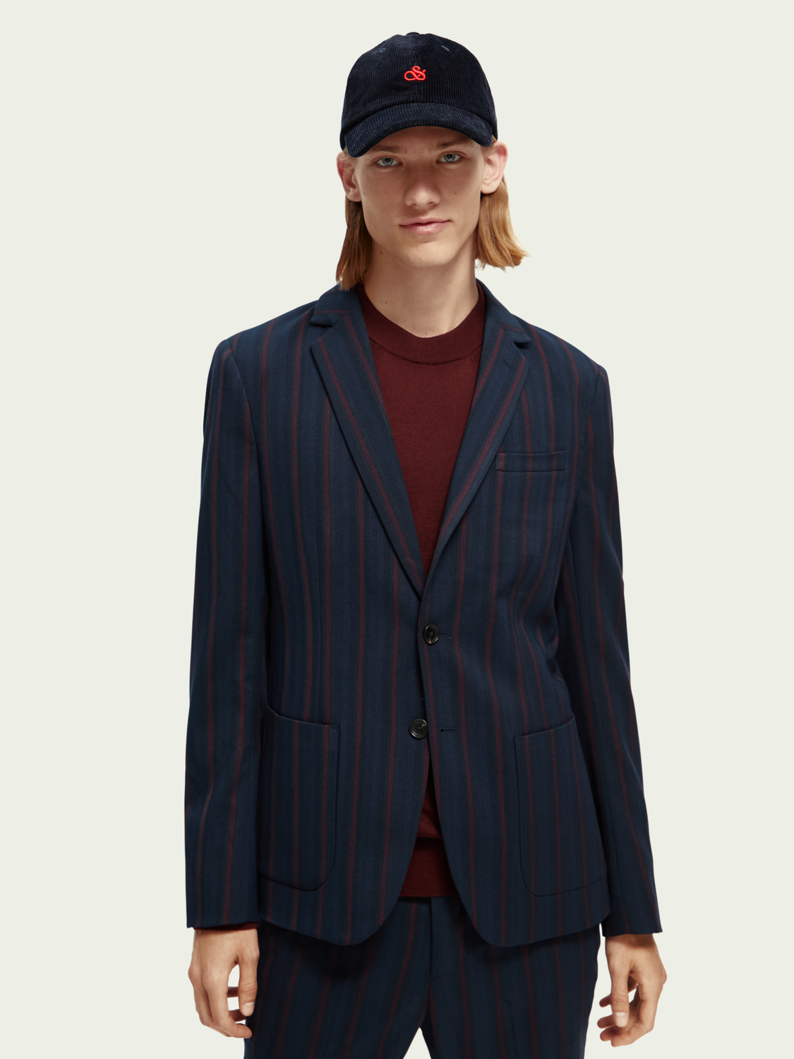 Scotch and soda hot sale striped blazer