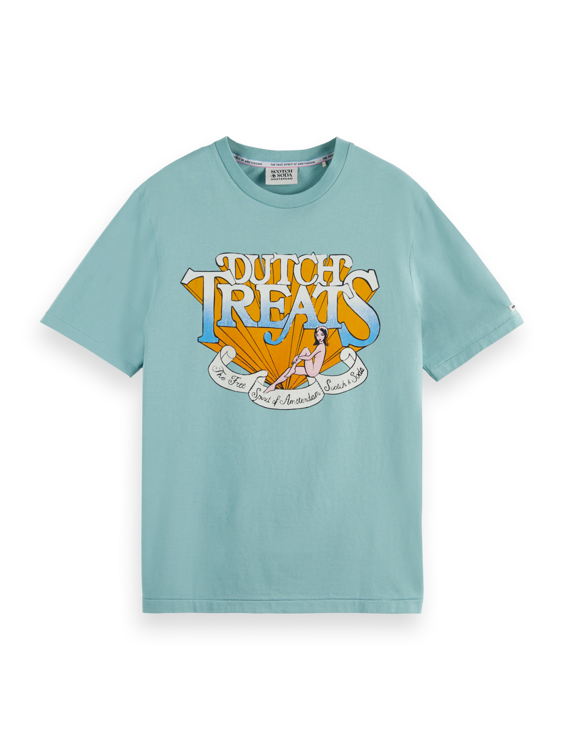 Scotch & Soda Cotton-jersey artwork t-shirt