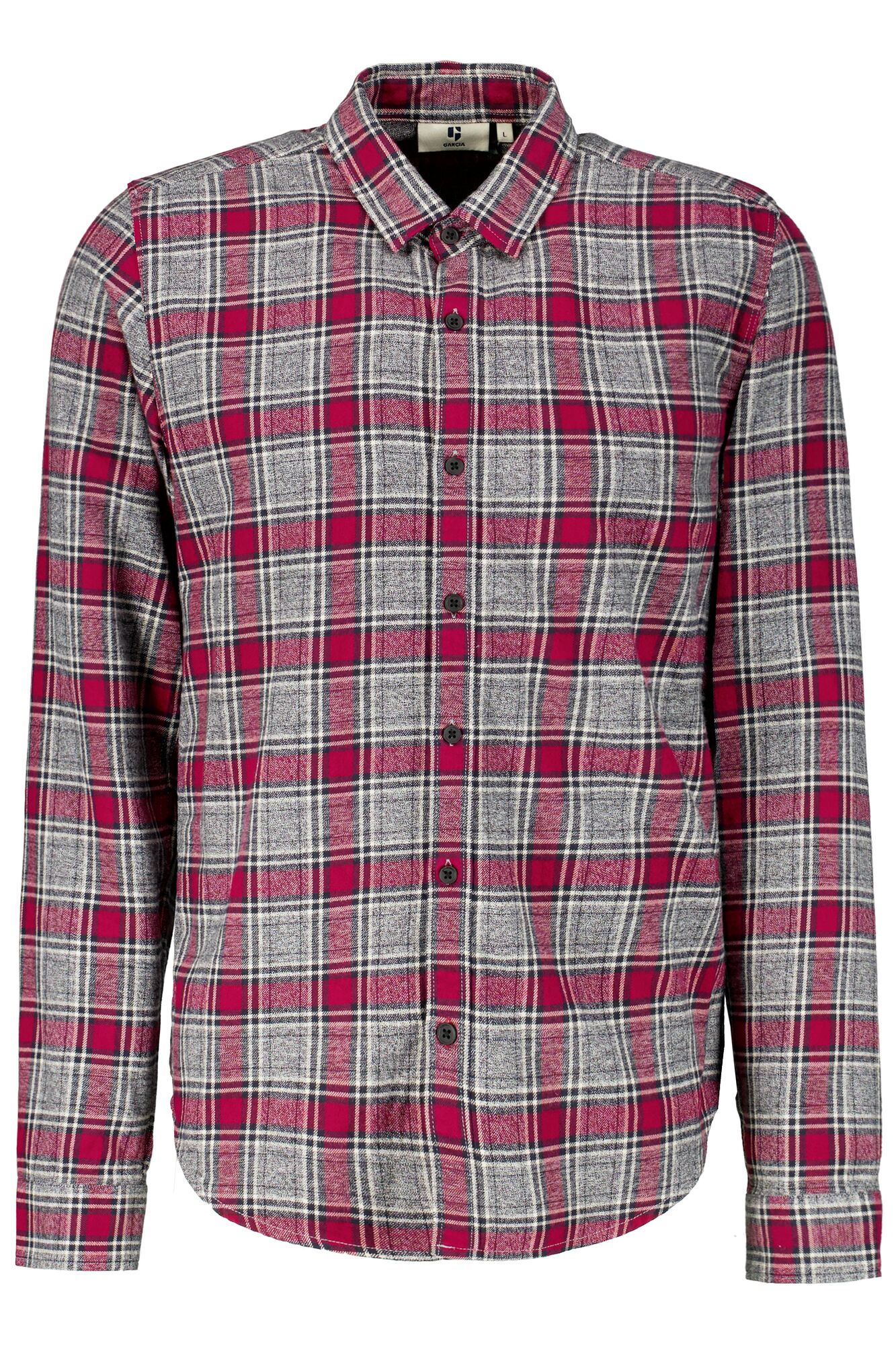 Garcia W21280_men`s shirt ls-raspberry - Image 5