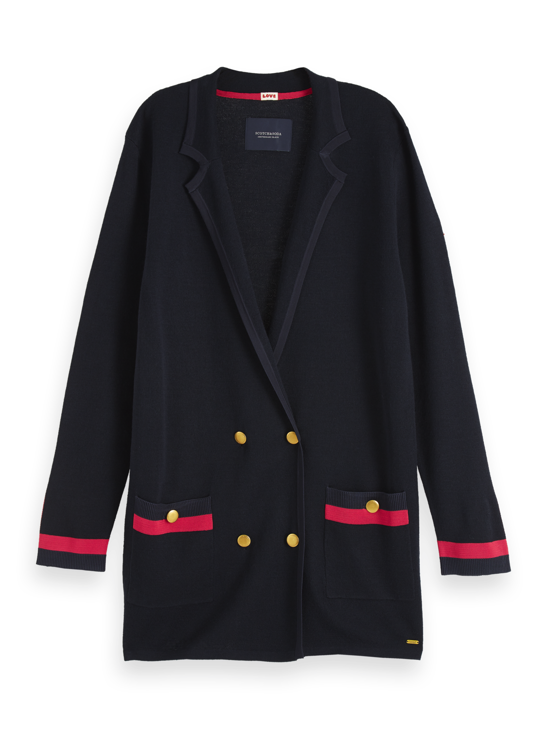 Scotch & Soda Luxury knitted blazer