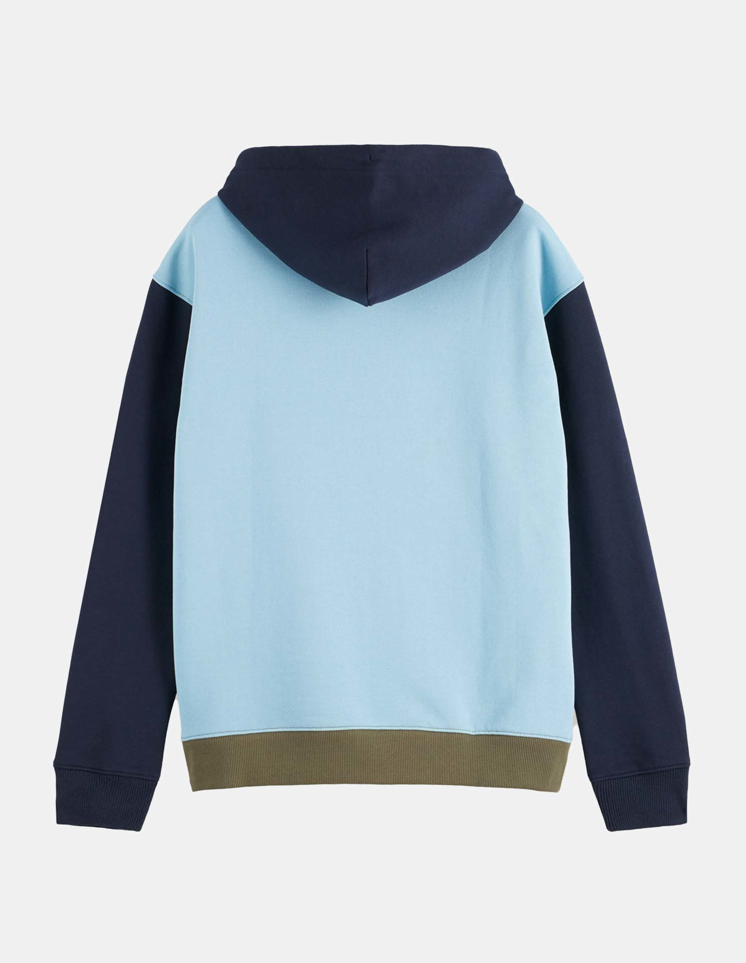 Scotch Soda Unisex Organic Cotton Felpa Logo Zip-Thru Hoodie Brave