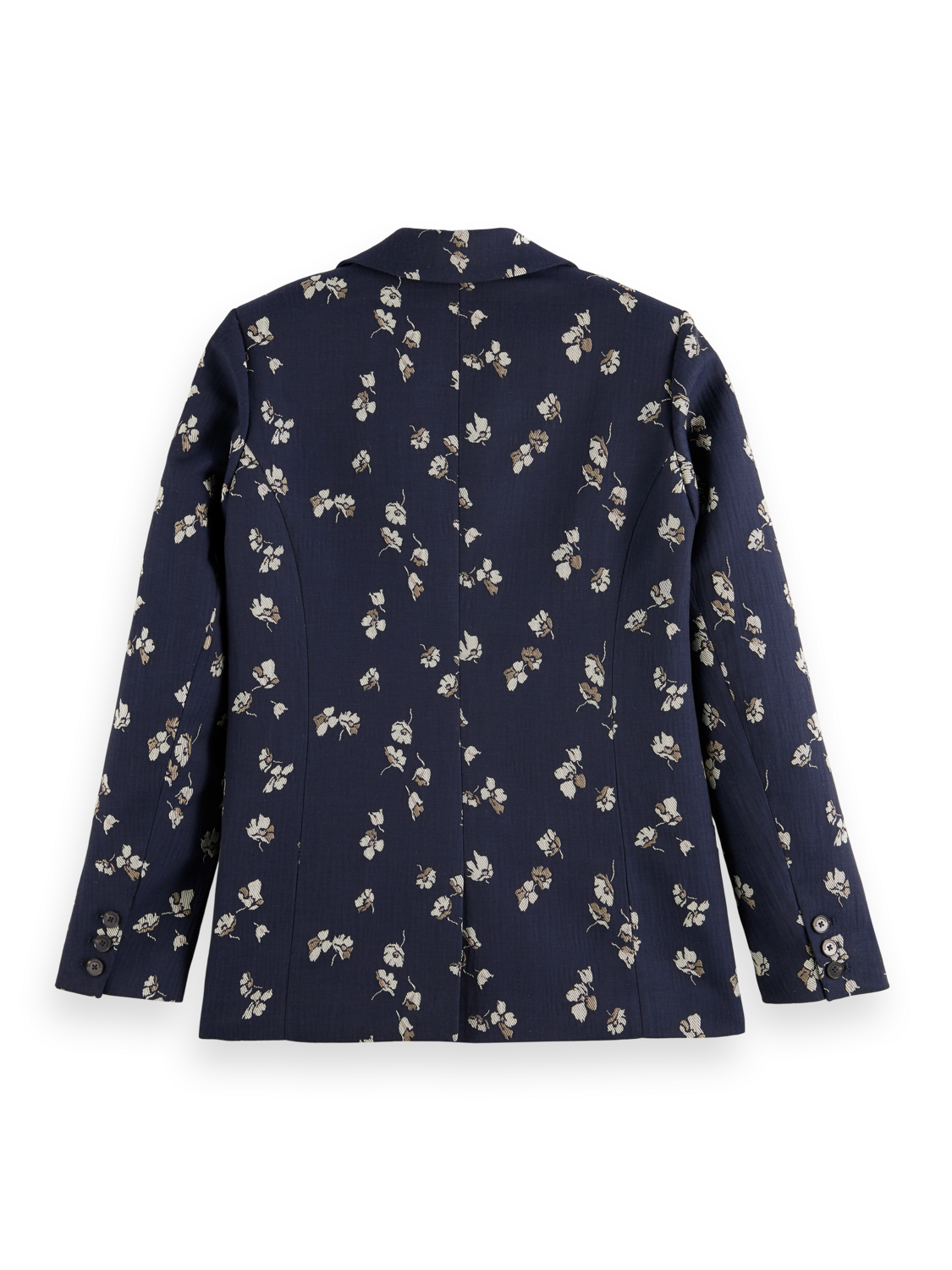 Scotch & Soda Jacquard relaxed-fit single breasted blazer - Image 2