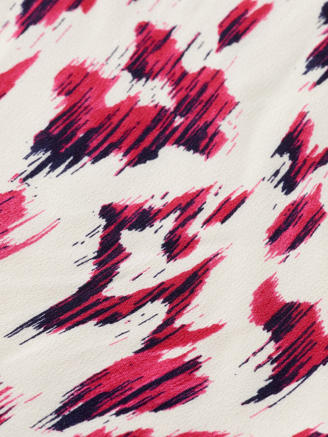 Scotch & Soda Wrapped short dress-Brushed Ikat Cherry Pie - Image 7