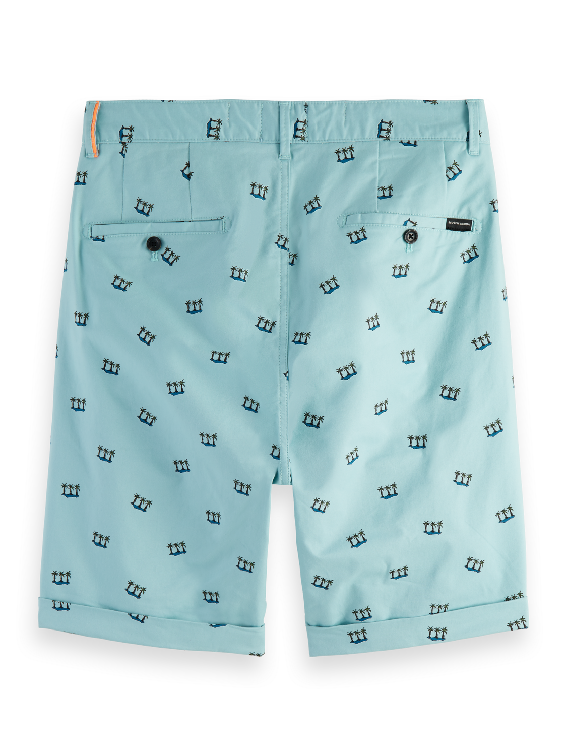 Scotch & Soda Stuart printed pima cotton shorts - Image 2