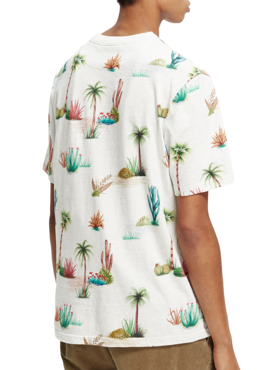 Scotch & Soda Printed regular fit T-shirt in Organic Cotton - Image 3