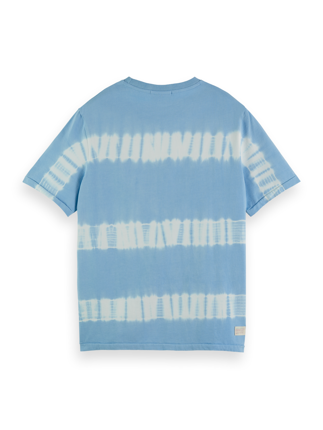 Scotch & Soda Tie-dye regular-fit T-shirt in Organic Cotton-Sky - Image 6