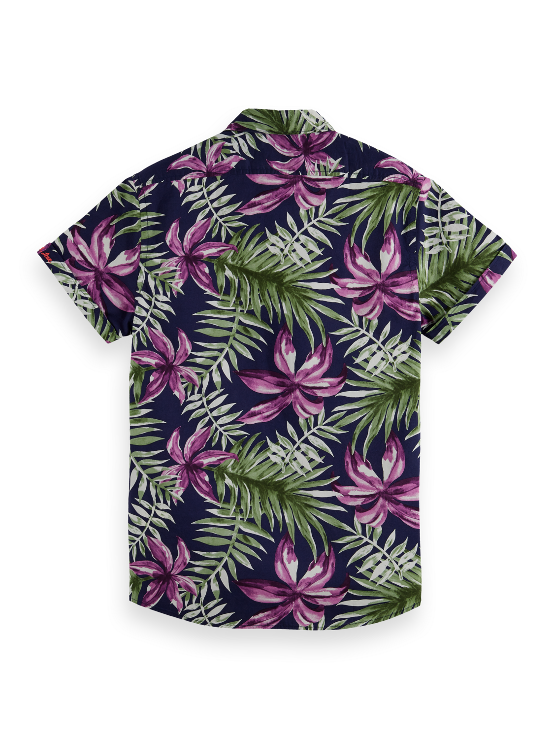 Scotch & Soda Slim-Fit allover printed short-sleeved Hawaiian shirt - Image 2