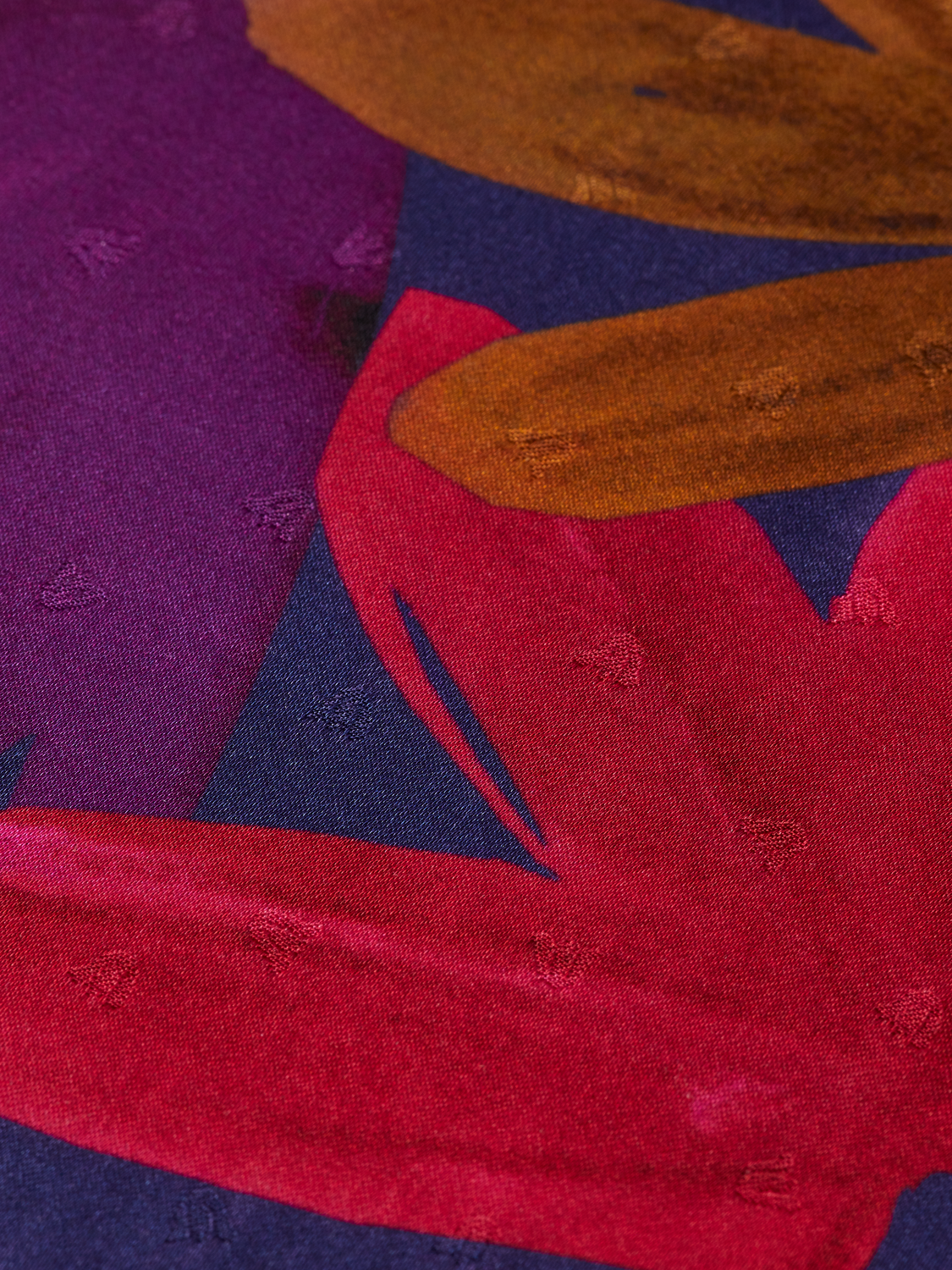 Scotch & Soda Shirt dress in viscose jacquard-Flower Camo - Image 5