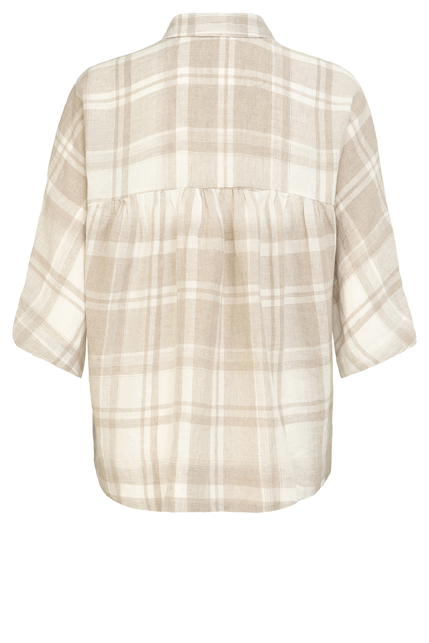 Fil Noir Clara-Taupe Check - Image 2