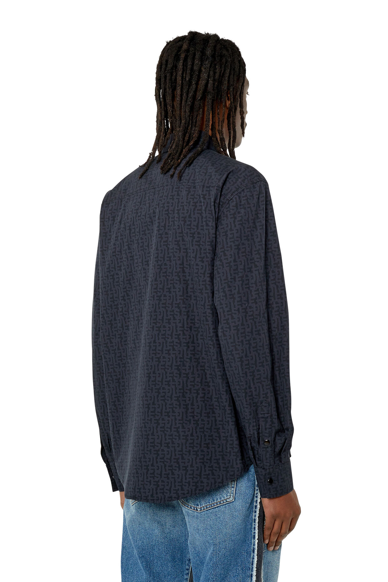 Diesel S-UMBE-MON BLACK SHIRT - Image 2