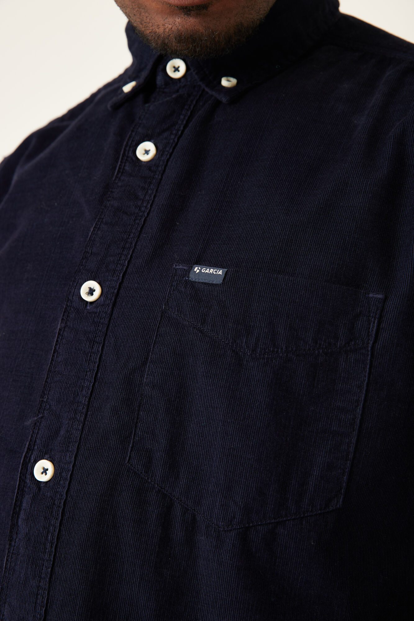 Garcia V21088_men`s shirt ls-dark moon - Image 4