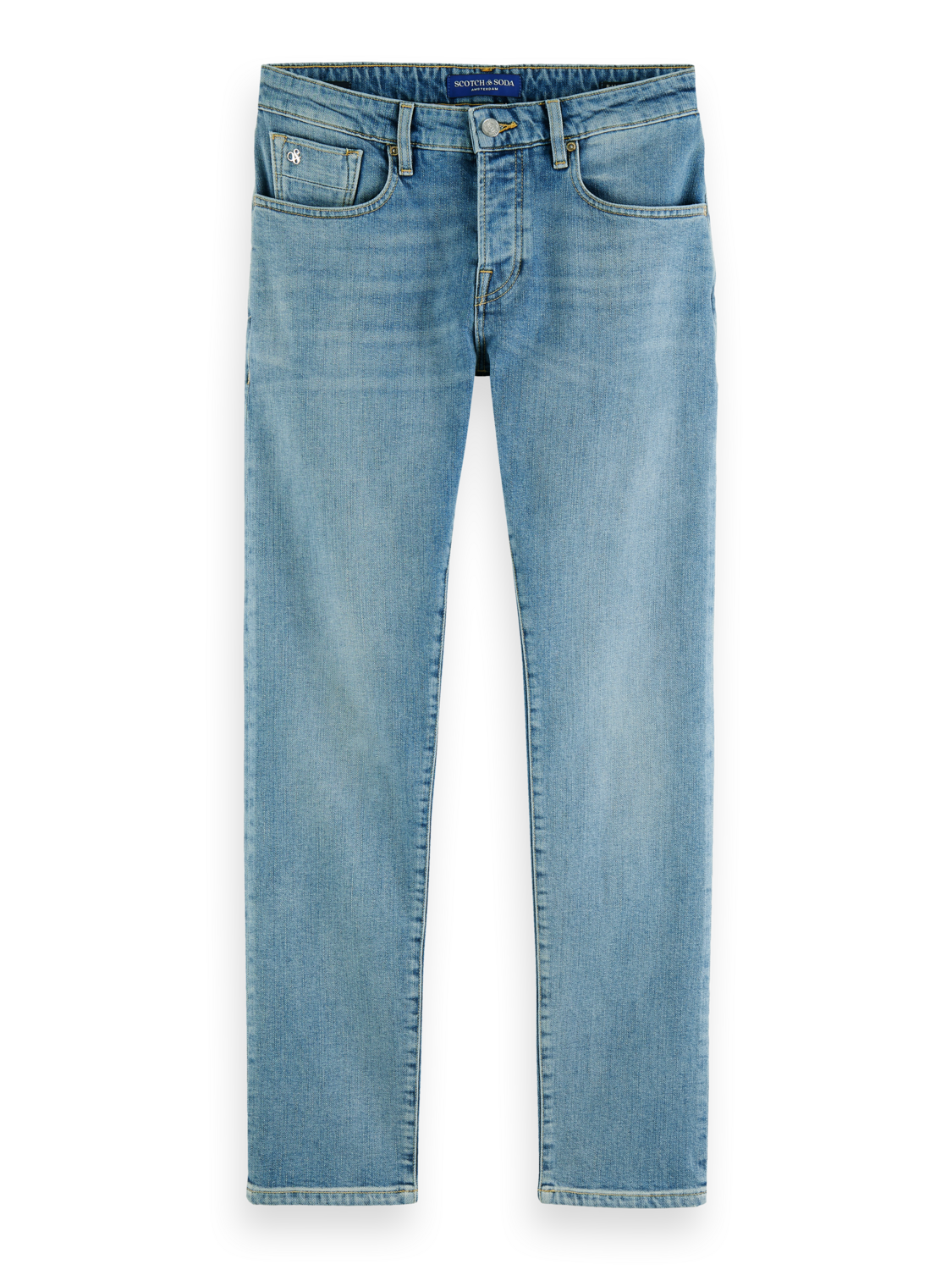Scotch & Soda Ralston in organic cotton Aqua Blue
