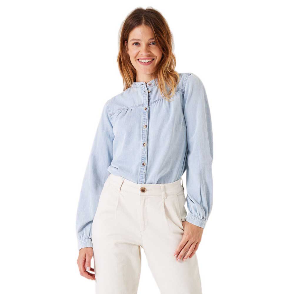 Garcia C30039_ladies shirt ls-morning blue