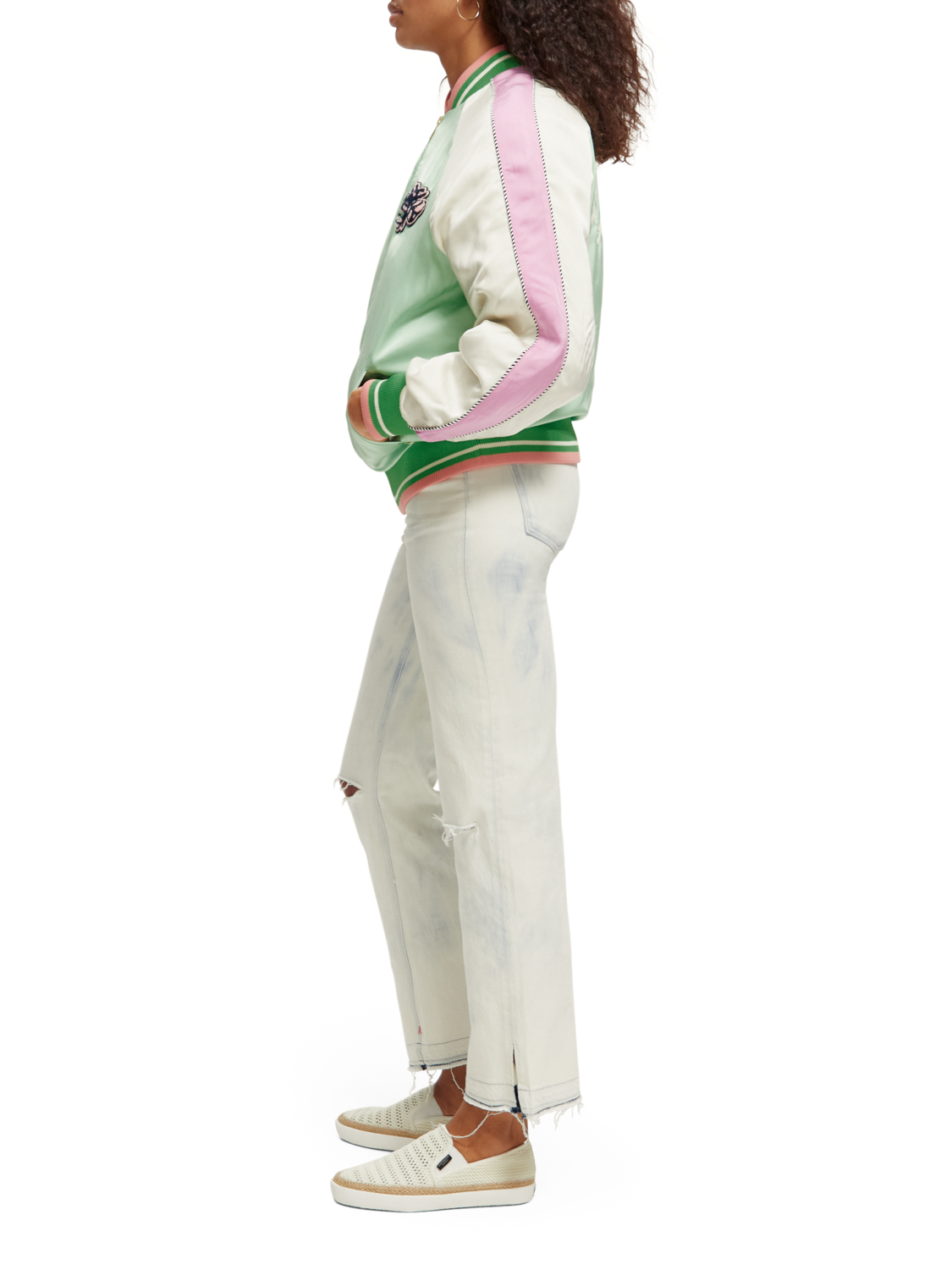 Scotch & Soda Souvenir bomber-Bright Parakeet - Image 7