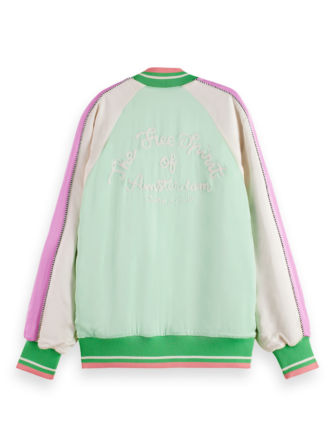 Scotch & Soda Souvenir bomber-Bright Parakeet - Image 9