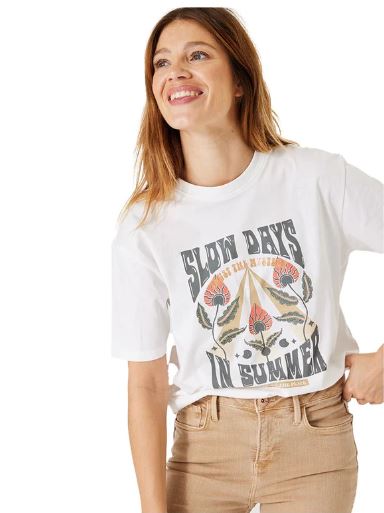 Garcia B30211_ladies T-shirt ss-off white