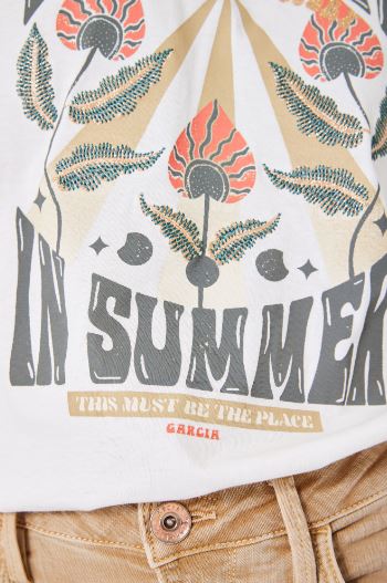 Garcia B30211_ladies T-shirt ss-off white - Image 6