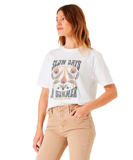 Garcia B30211_ladies T-shirt ss-off white - Image 2