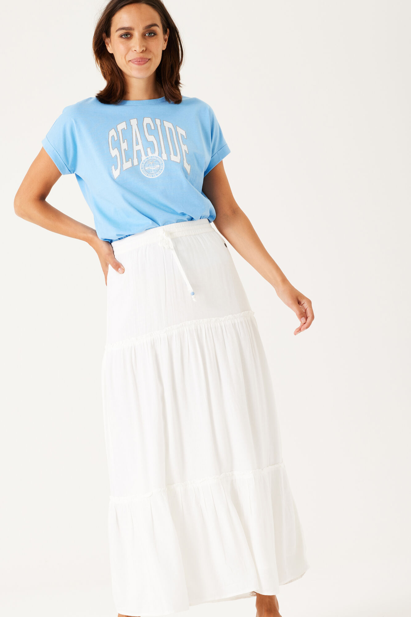 Garcia F30322_ladies skirt-off white - Image 3