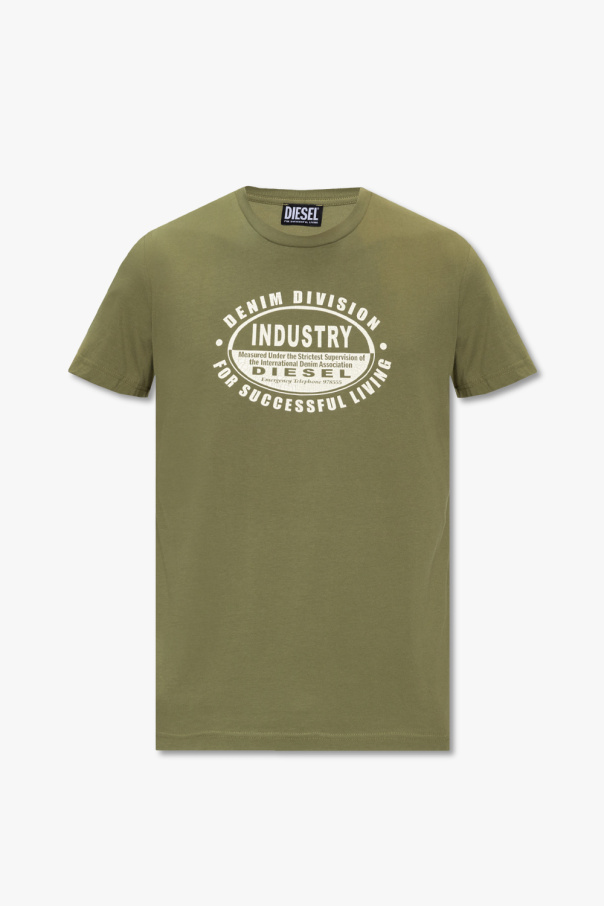 Diesel T-DIEGOR-K60 GREEN T-SHIRT - Image 4