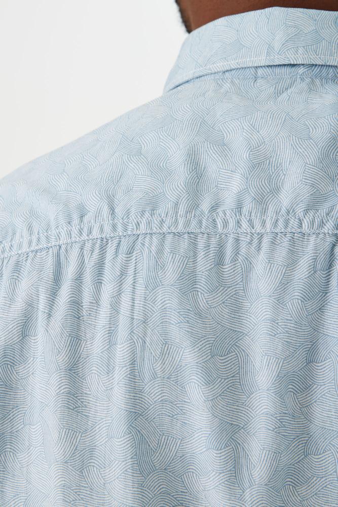 Garcia E31081_men`s shirt ss-dusty blue - Image 4