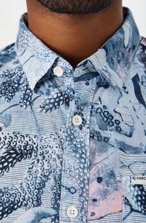 Garcia F31282_men`s shirt ss-white - Image 4