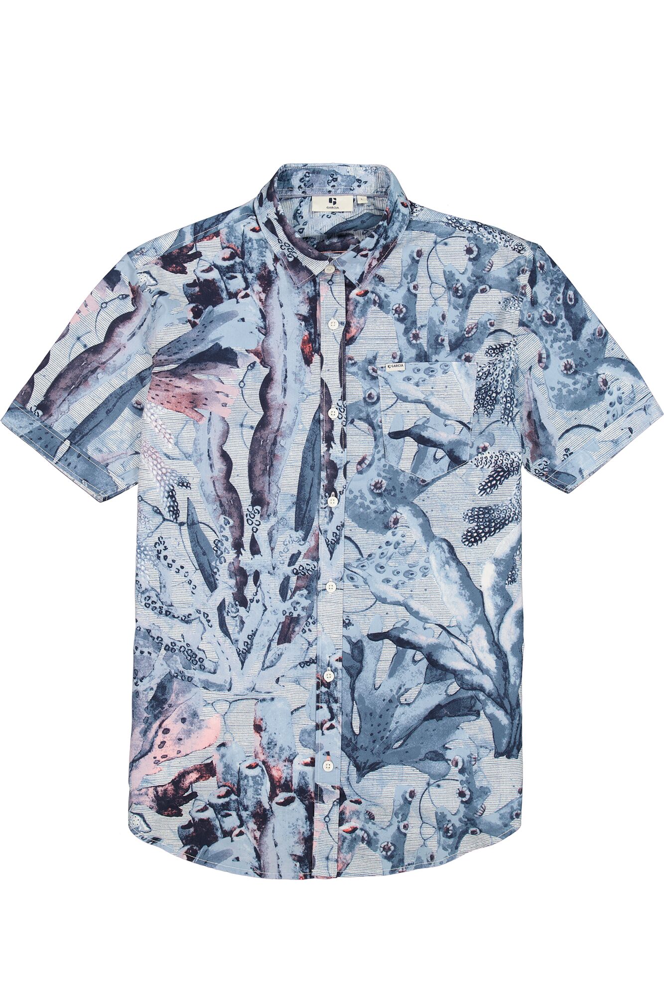 Garcia F31282_men`s shirt ss-white - Image 6