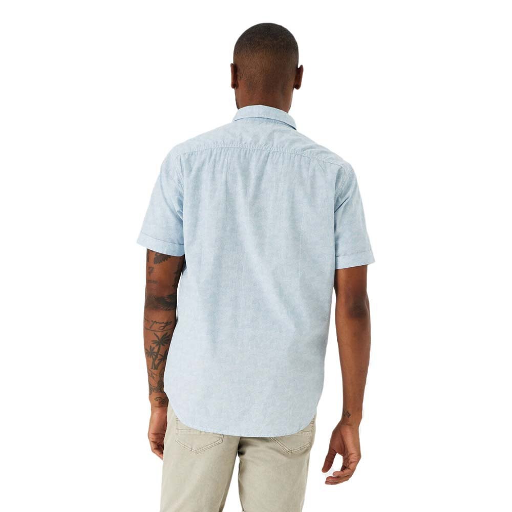 Garcia E31081_men`s shirt ss-dusty blue - Image 2