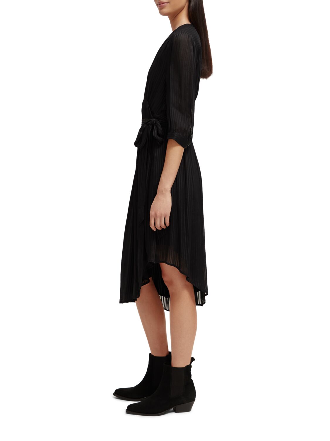Scotch & Soda Asymmetric wrap dress - Image 3
