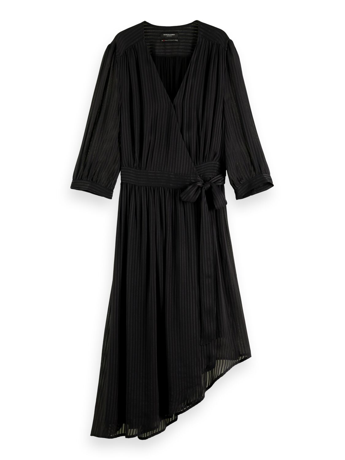 Scotch & Soda Asymmetric wrap dress - Image 6