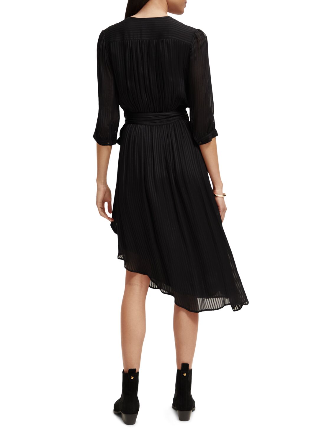 Scotch & Soda Asymmetric wrap dress - Image 4
