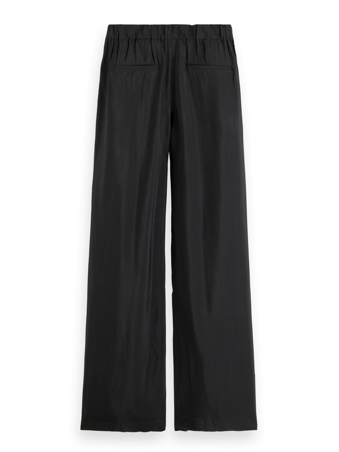 Scotch & Soda Eleni - high rise wide leg embroidered Occasion Pant-Evening Black - Image 7
