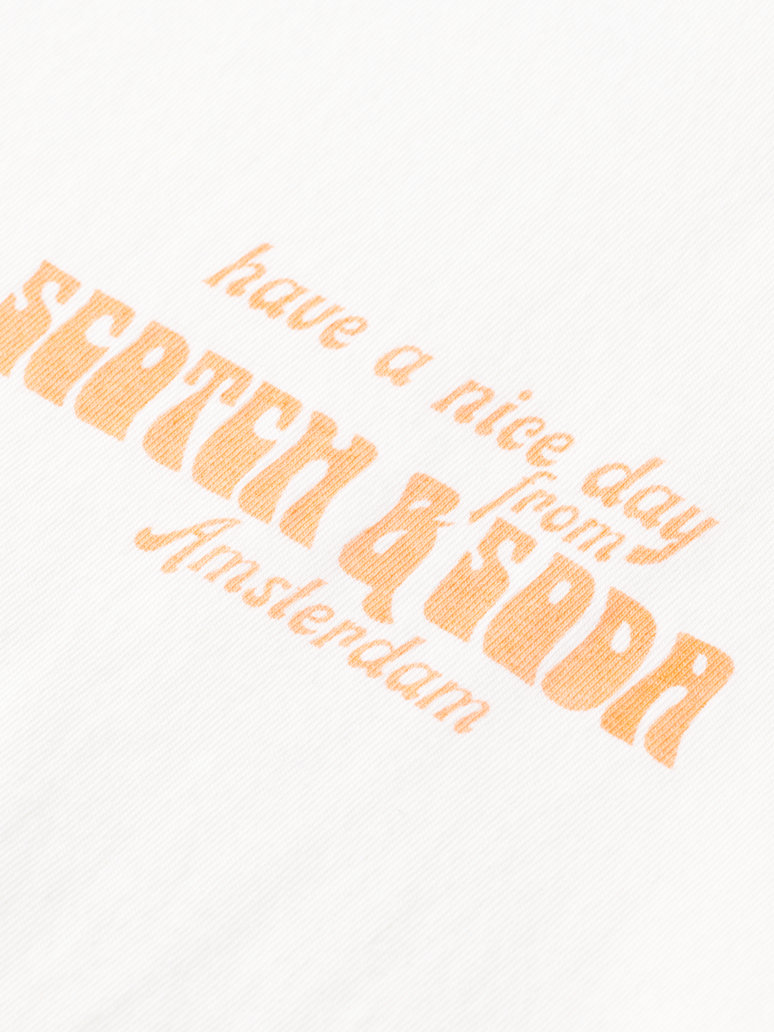 Scotch & Soda Regular fit chest artwork T-shirt Off White - Image 7