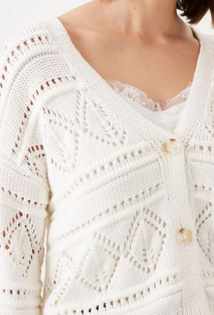 Garcia H30250_ladies cardigan-whitecap - Image 4