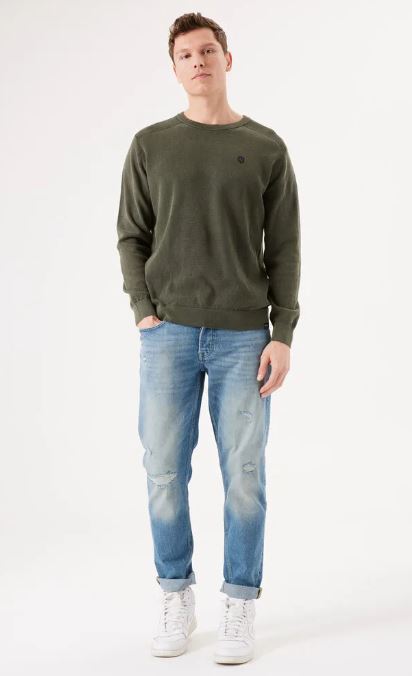 Garcia I31242_men`s pullover-dark green - Image 2
