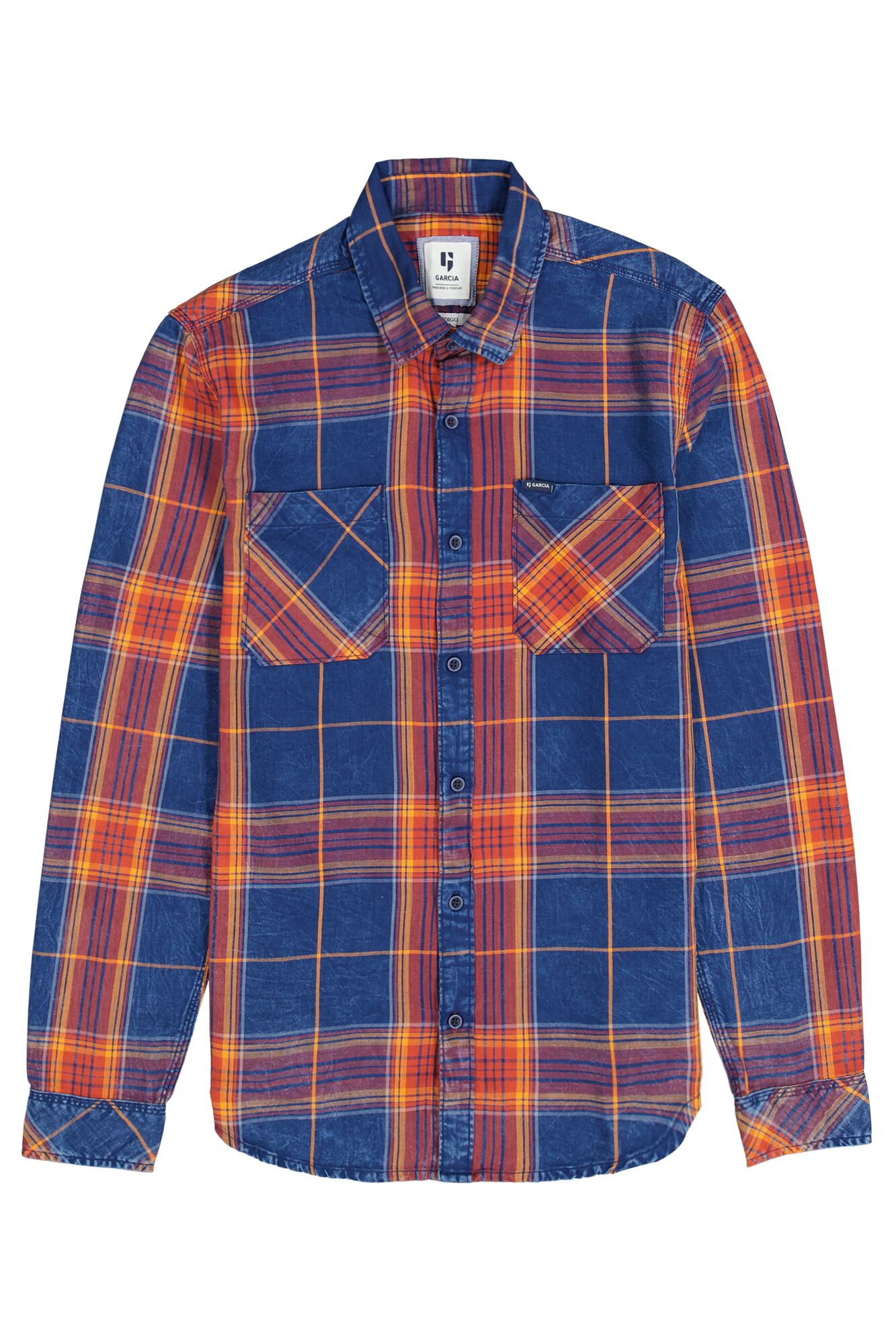Garcia J31084_men`s shirt ls-indigo - Image 2
