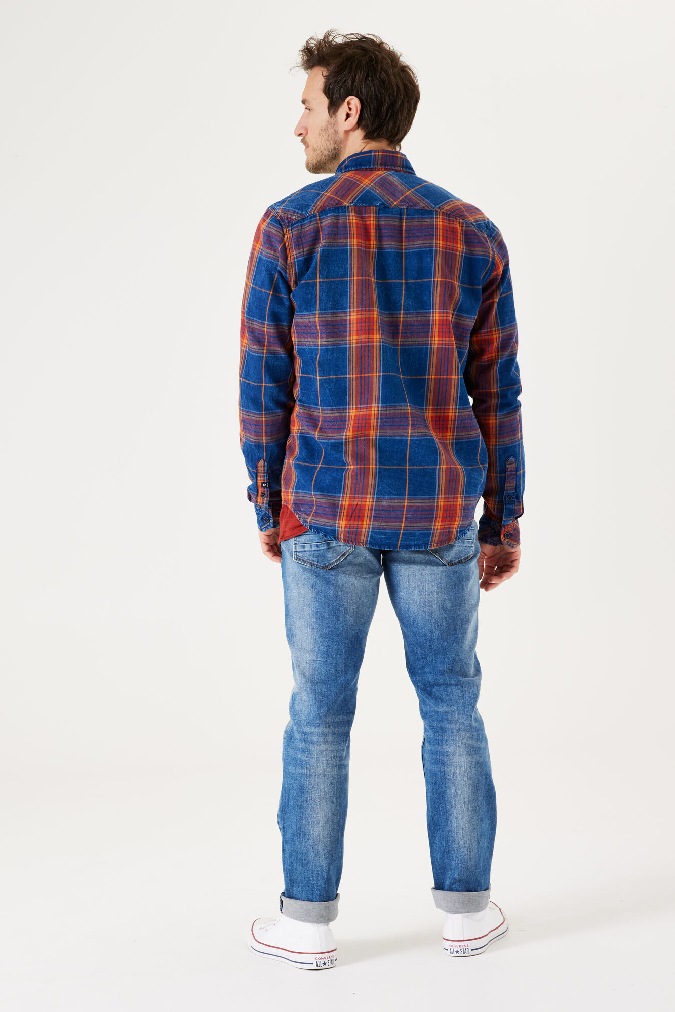 Garcia J31084_men`s shirt ls-indigo - Image 5