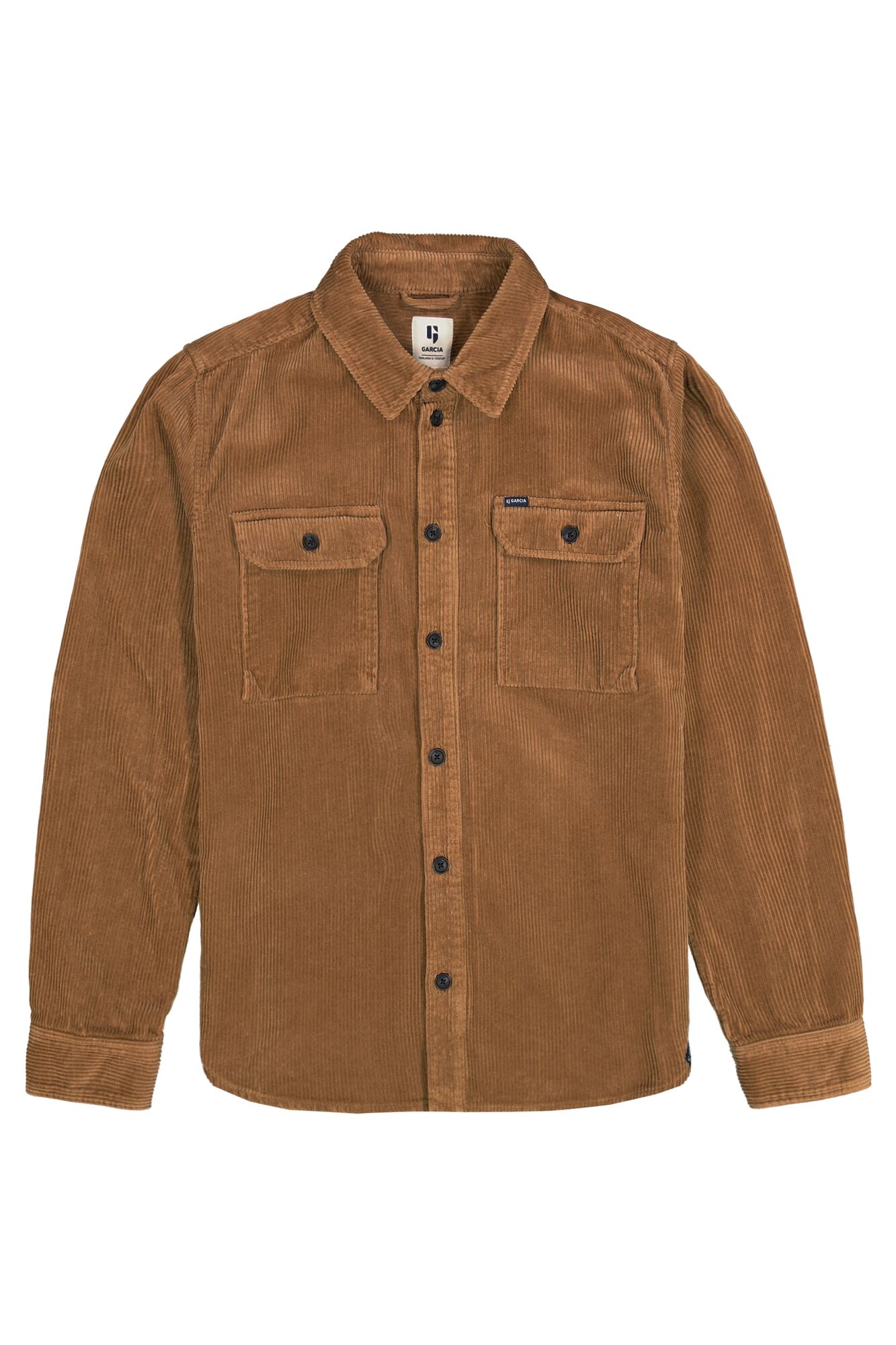 Garcia J31104_men`s overshirt-golden brown - Image 4