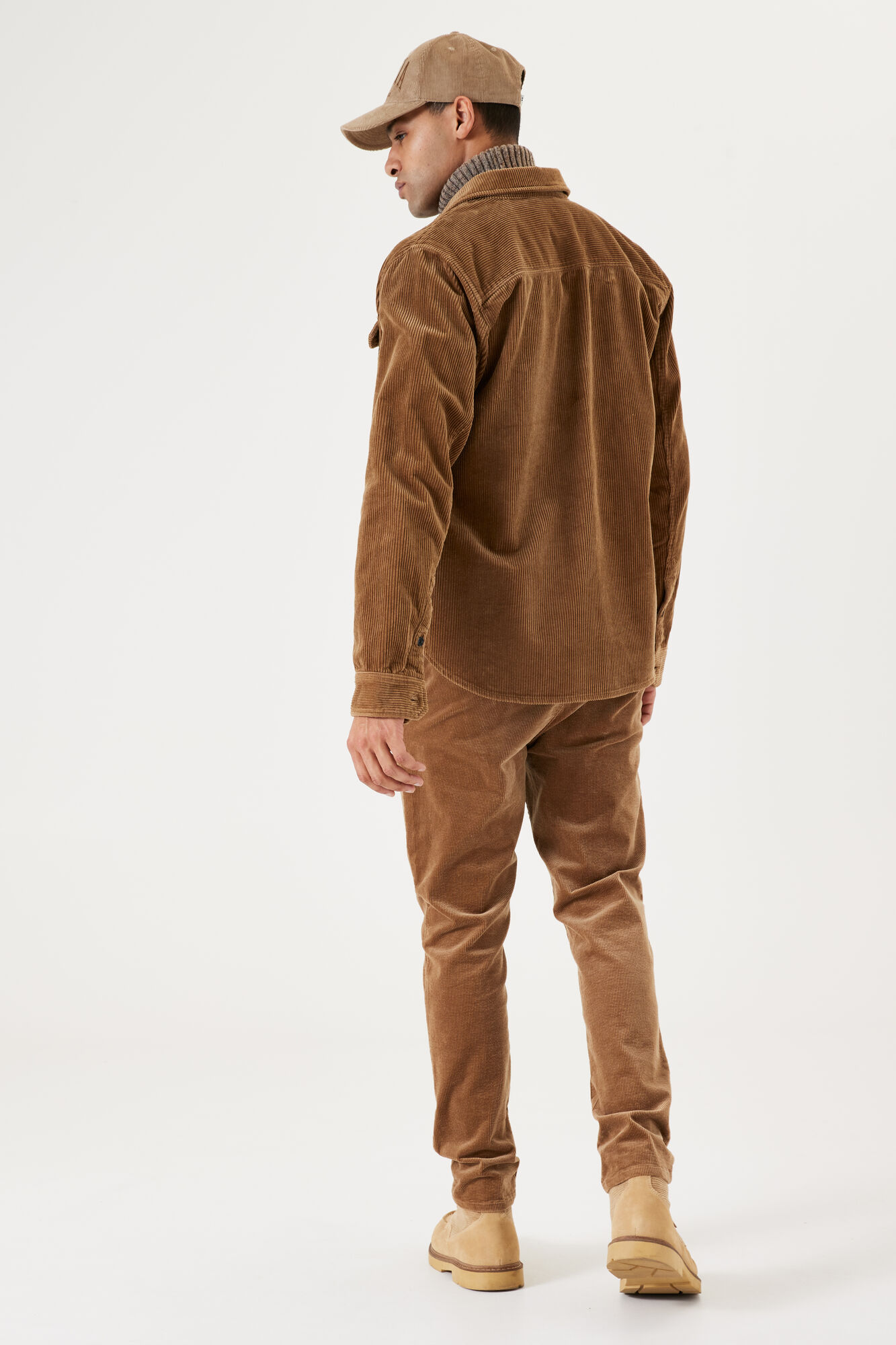 Garcia J31104_men`s overshirt-golden brown - Image 2