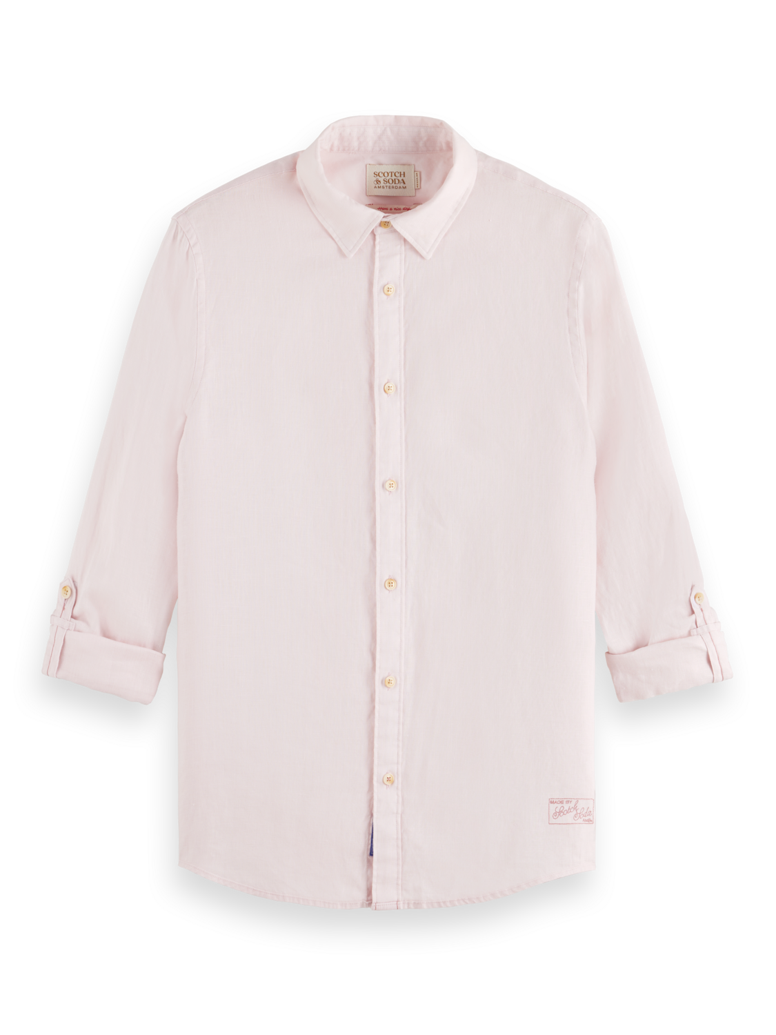 Scotch & Soda Linen Shirt-Sea Flower