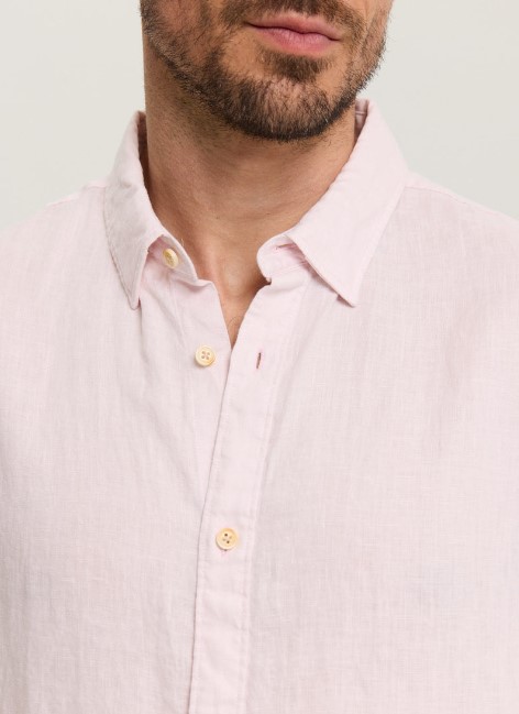 Scotch & Soda Linen Shirt-Sea Flower - Image 3